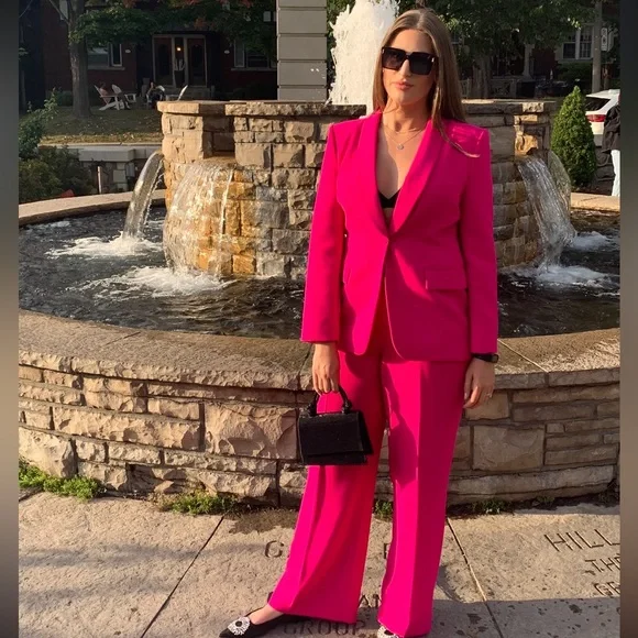 zara pink dress pants Pink Zara Dress Pants
